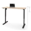Bestar 30" X 60" Power Adjustable Standing Desk In Northern Maple -CYMAX Sales 522616 L