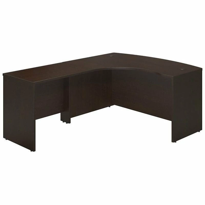 Bush Business Furniture Series C Elite 60W X 43D Left Bowfront Desk Shell In Cherry 3 Bush Business Furniture Series C Elite 60W X 43D Left Bowfront Desk Shell In Cherry