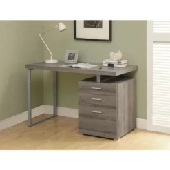 Computer Desk Home Office Laptop Storage Drawers 48"L Work Metal White -CYMAX Sales 528980 L