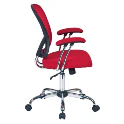 Juliana Task Chair With Green Mesh Fabric Seat -CYMAX Sales 530175 4 L