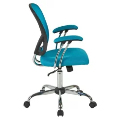 Juliana Task Chair With Green Mesh Fabric Seat -CYMAX Sales 530184 2 L