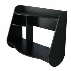 Prepac Kurv Floating Desk In Black