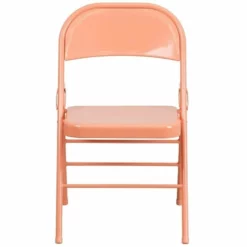 Flash Furniture Hercules Colorburst Metal Folding Chair In Purple -CYMAX Sales 664271 3 L 1