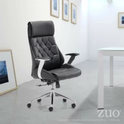 ZUO Boutique Office Chair Black 16 ZUO Boutique Office Chair Black -CYMAX Sales 673802 1 L