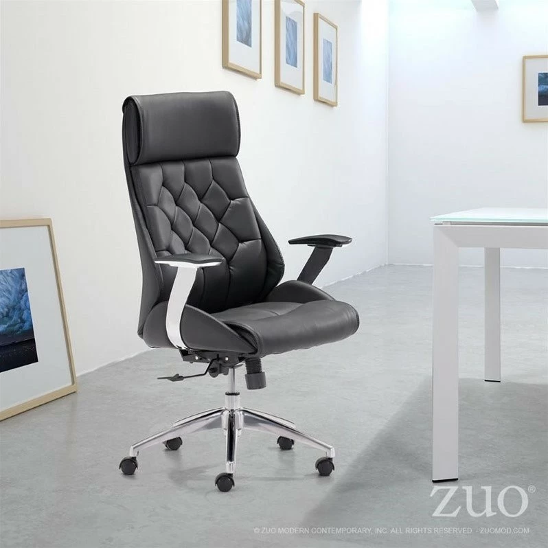 ZUO Boutique Office Chair Black 8 ZUO Boutique Office Chair Black - Image 6