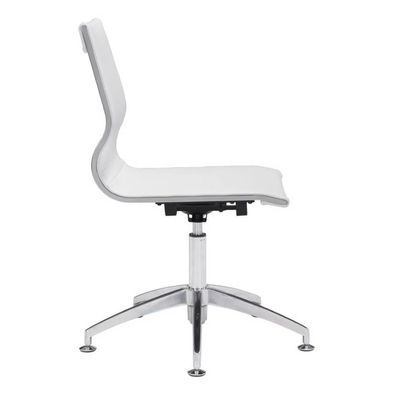 ZUO Glider Conference Chair White 8 ZUO Glider Conference Chair White - Image 6